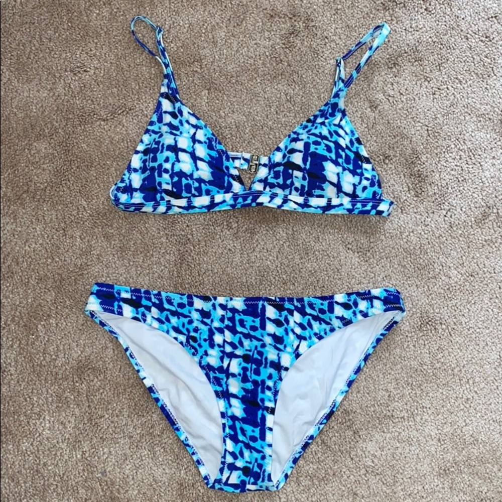 Cupshe Blue Bikini Bathing Suit